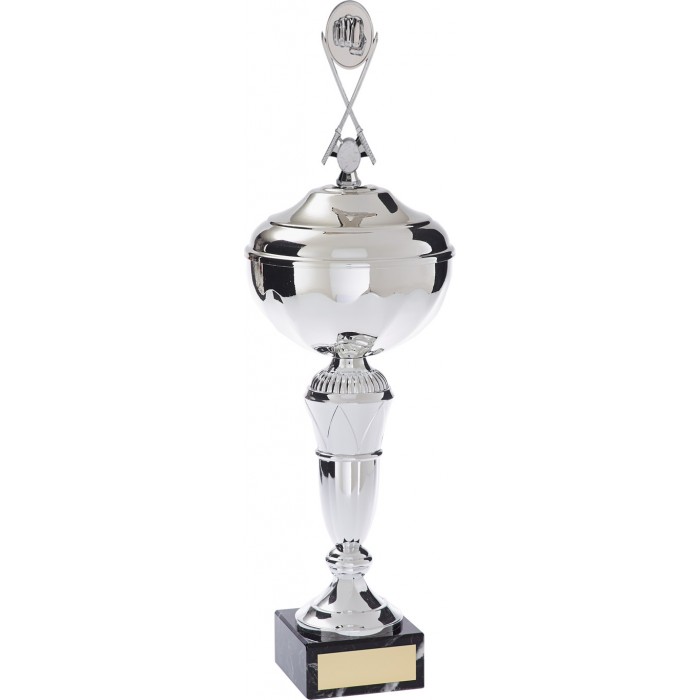CROSS SWORDS METAL TROPHY  - AVAILABLE IN 4 SIZES